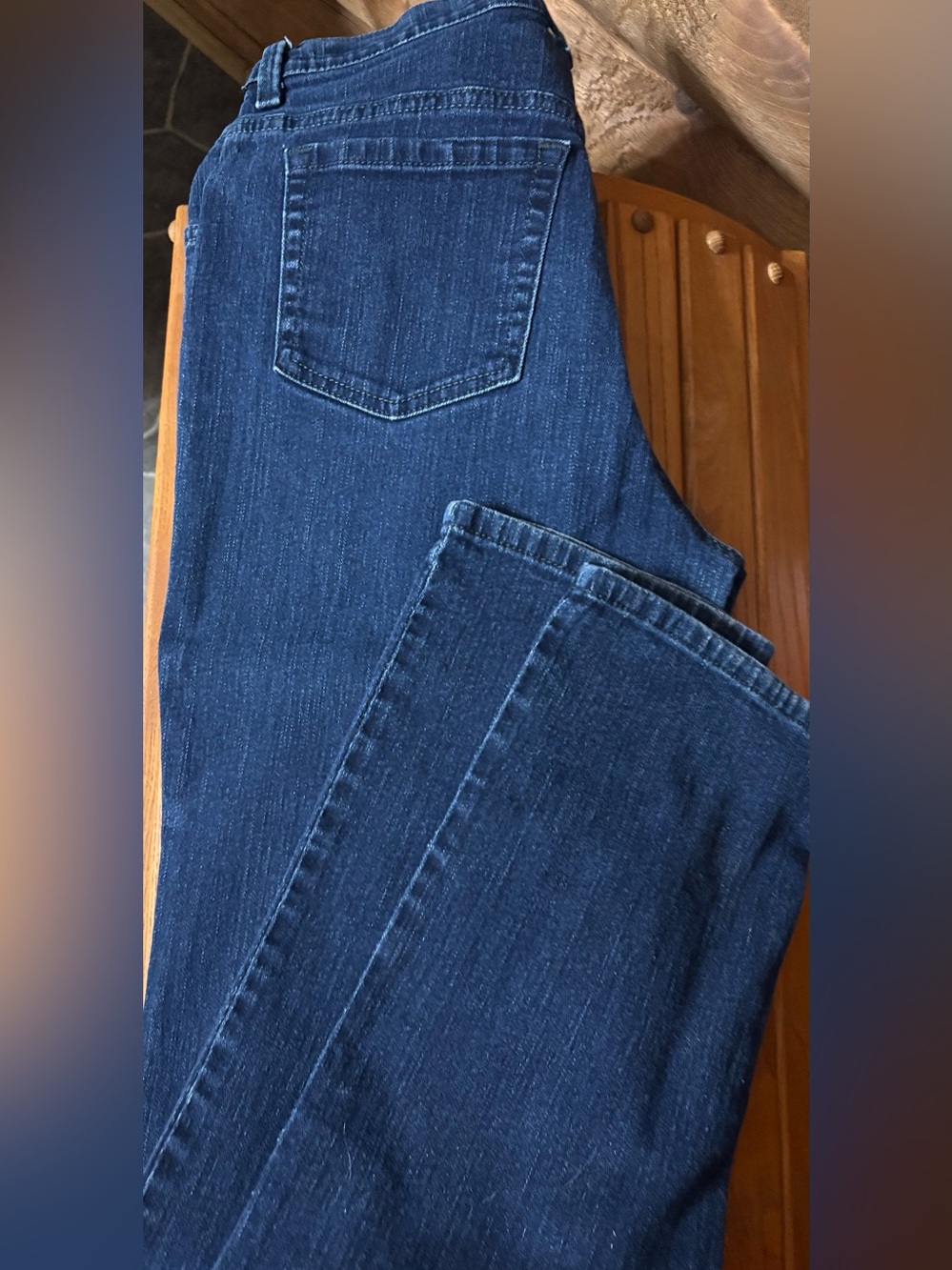 Classic Women's Blue Straight-Leg Jeans